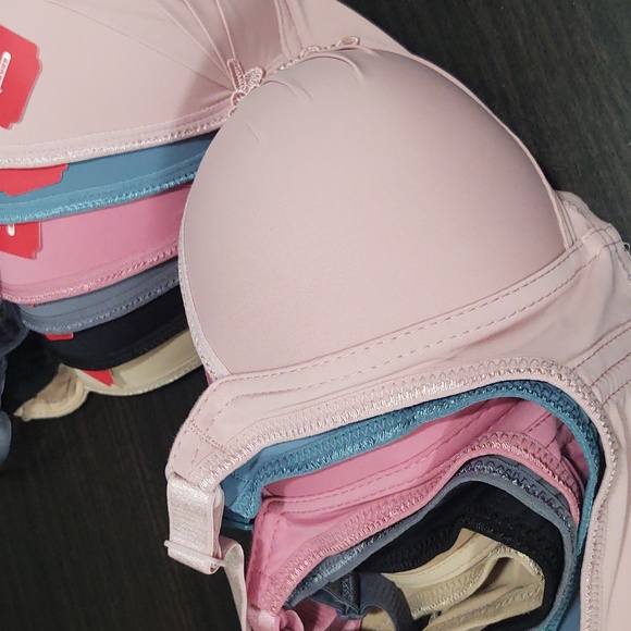 6pcs Seamless Wireless Push-up Bras | Multi Colors | Size 38B - Picture 9 of 10